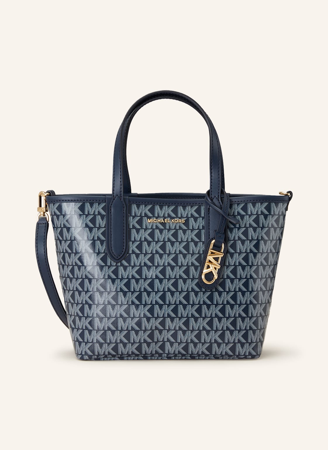 Image of Michael Kors Shopper Eliza Xs Mit Pouch blau