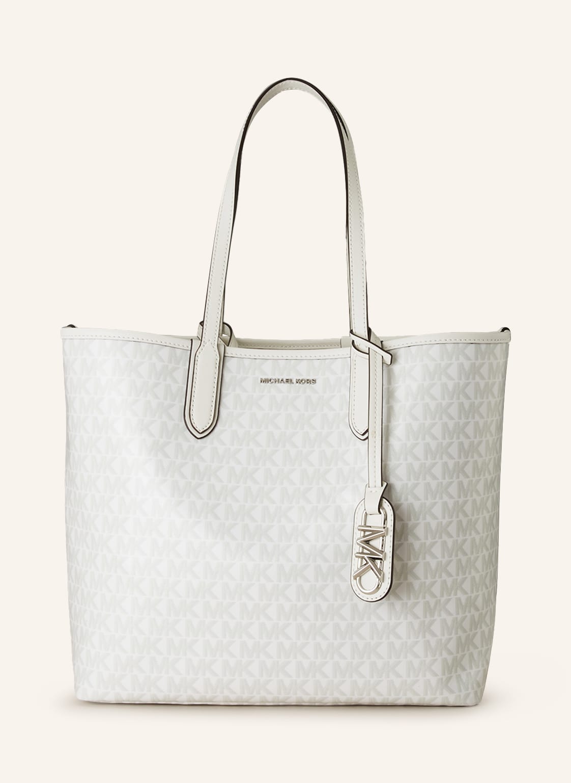 Image of Michael Kors Shopper Eliza weiss