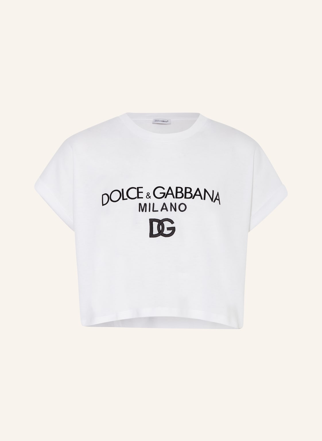 Image of Dolce & Gabbana Cropped-Shirt weiss