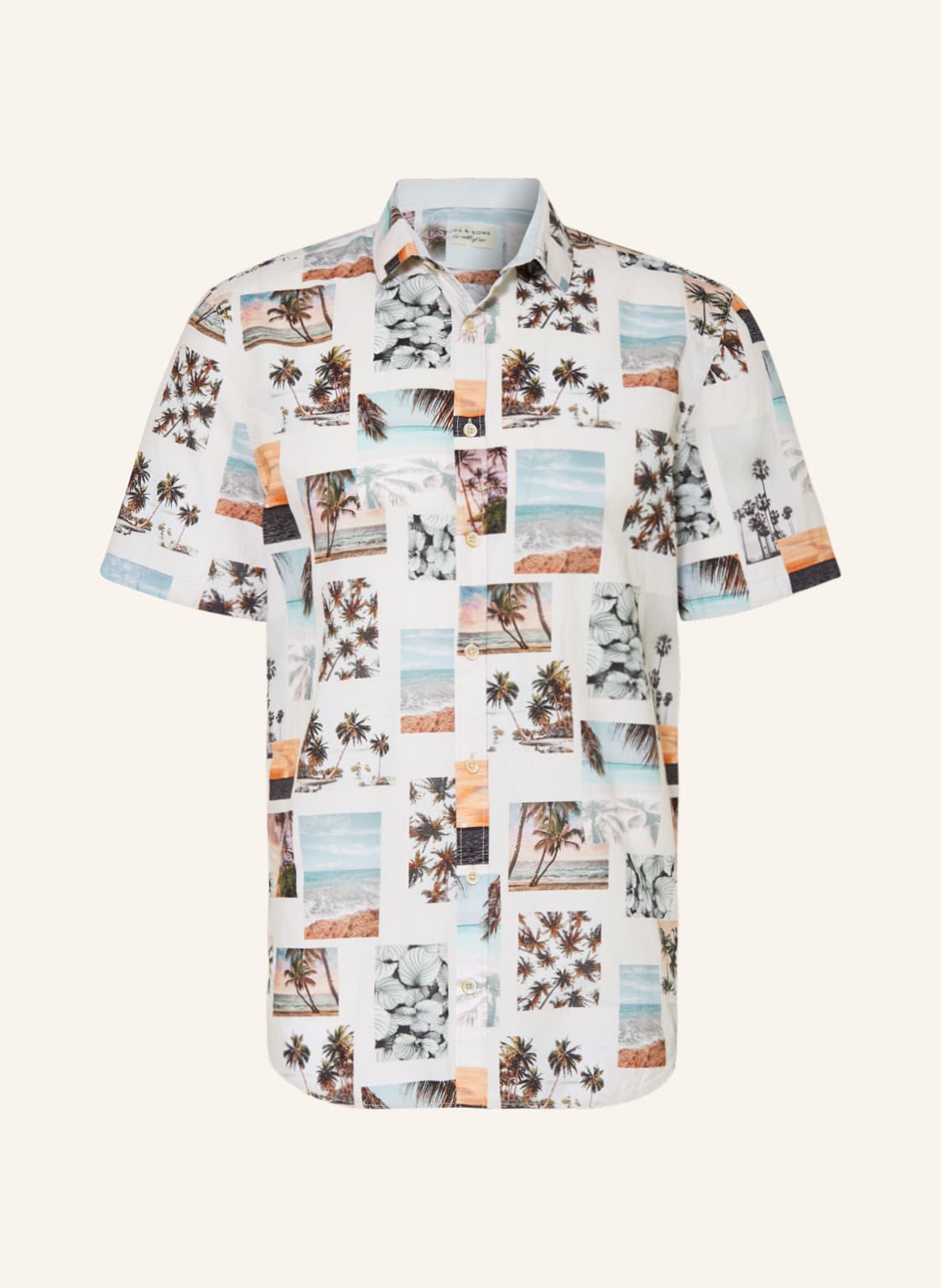 Image of Colours & Sons Resorthemd Regular Fit blau