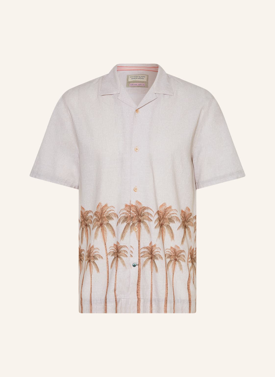 Image of Colours & Sons Resorthemd Regular Fit beige