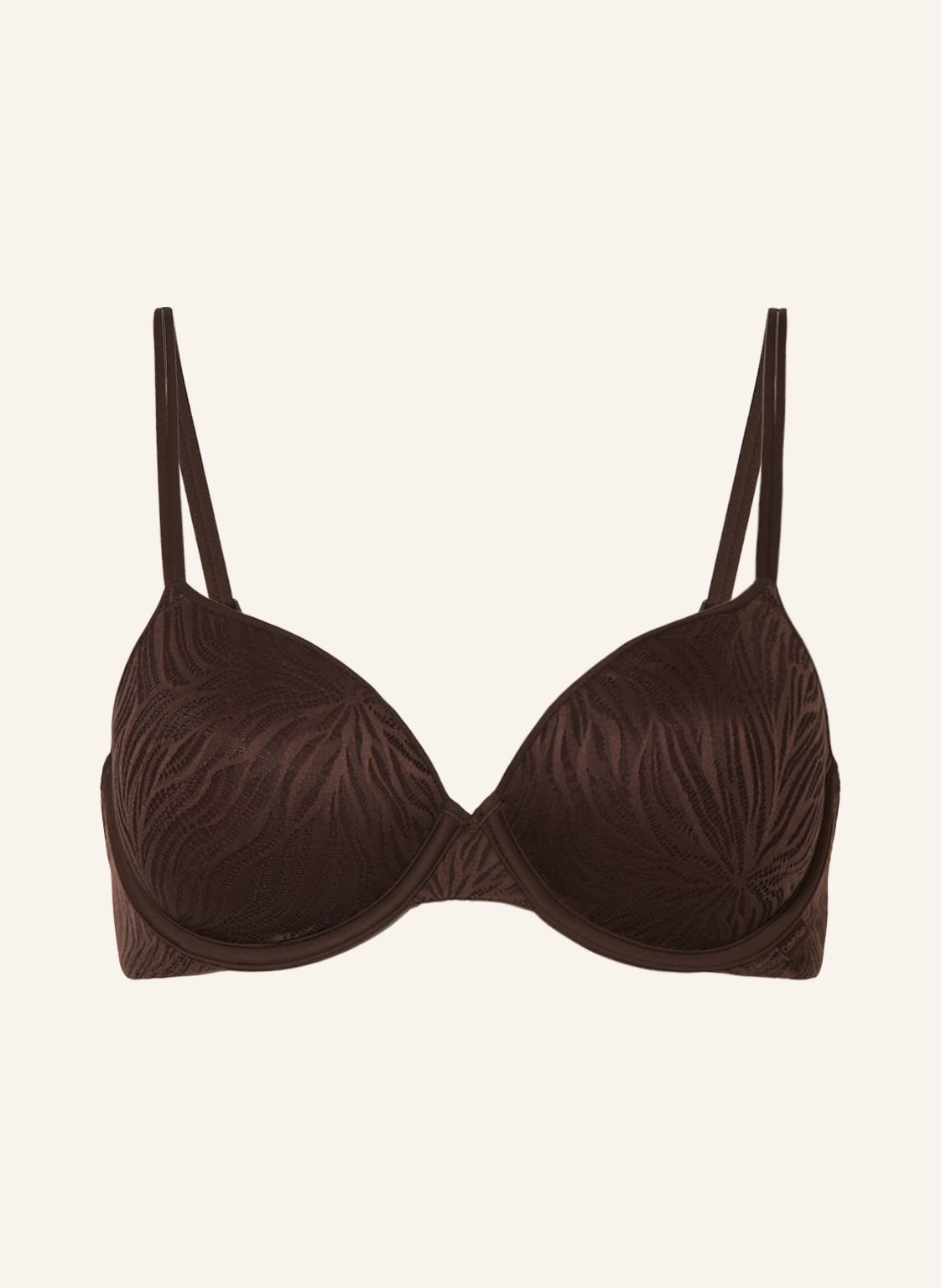 Image of Calvin Klein Schalen-Bh Sheer Marquisette braun