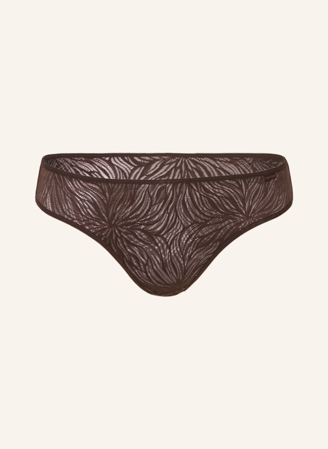 Image of Calvin Klein Slip Sheer Marquisette braun