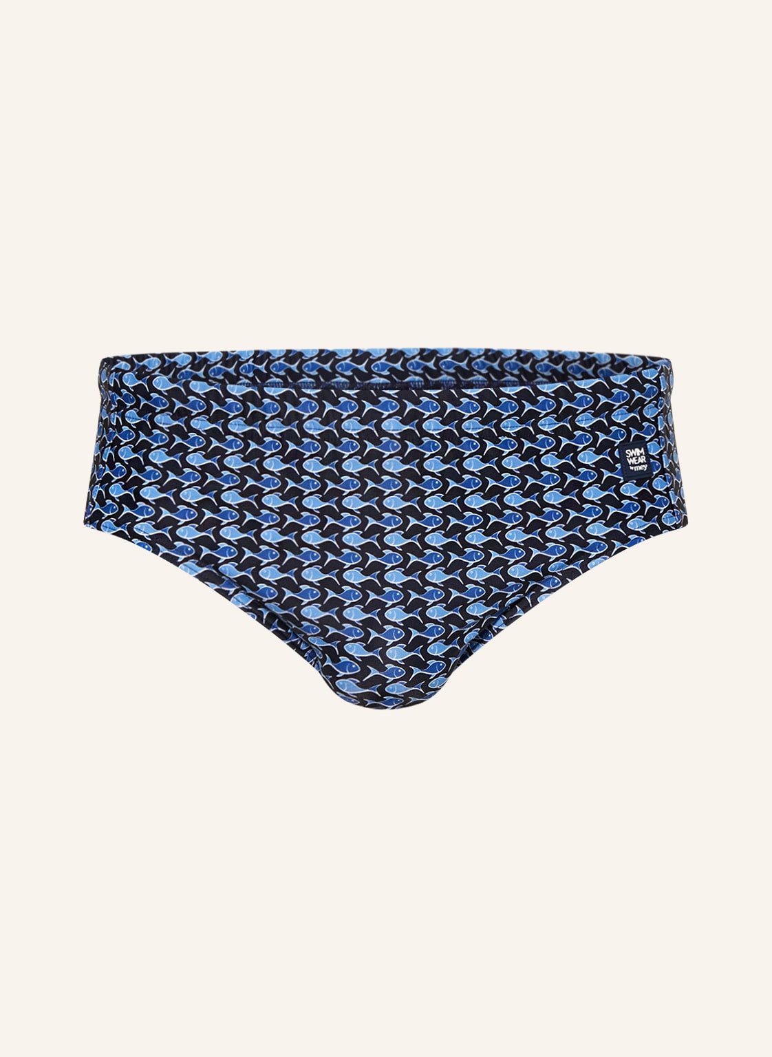 Image of Mey Badeslip Serie Mini Fish blau