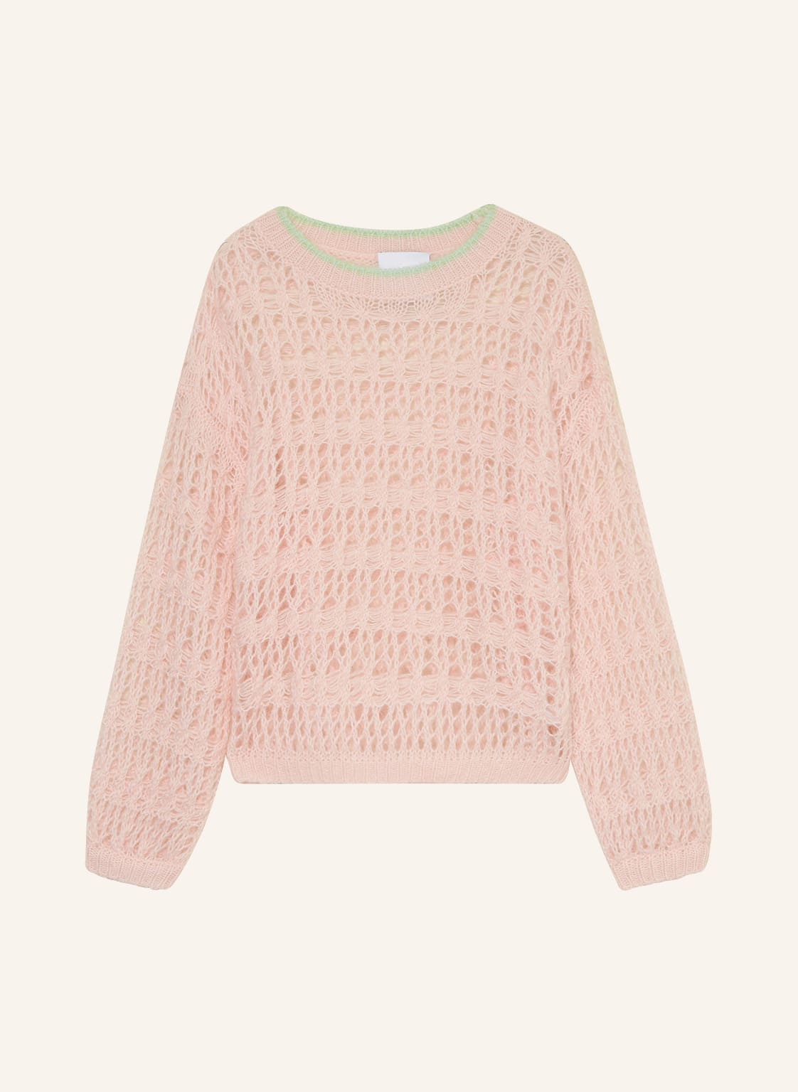 Image of Delicatelove Pullover Lynn Mit Mohair rosa