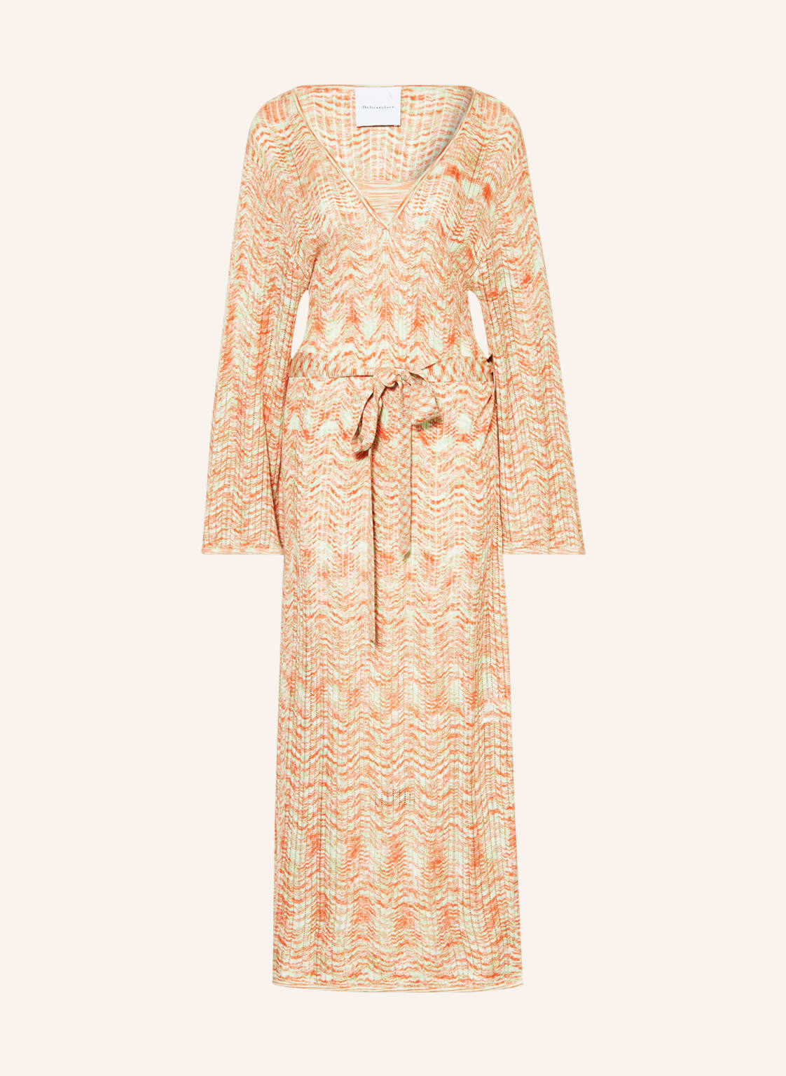 Image of Delicatelove Strickkleid Zahara orange