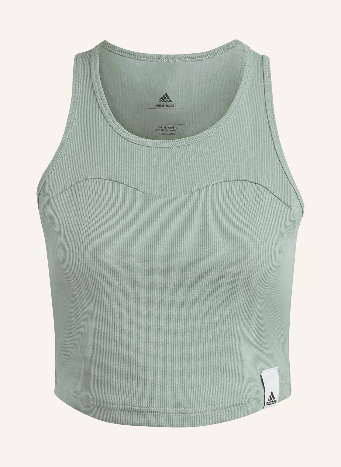 Image of Adidas Cropped-Top gruen