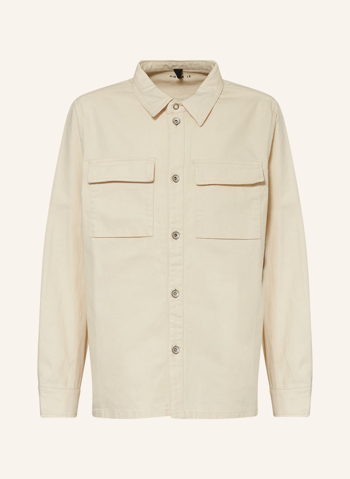 Image of Name It Overshirt beige