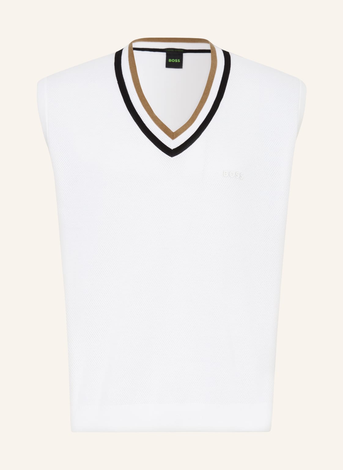 Image of Boss Pullunder Vestir weiss