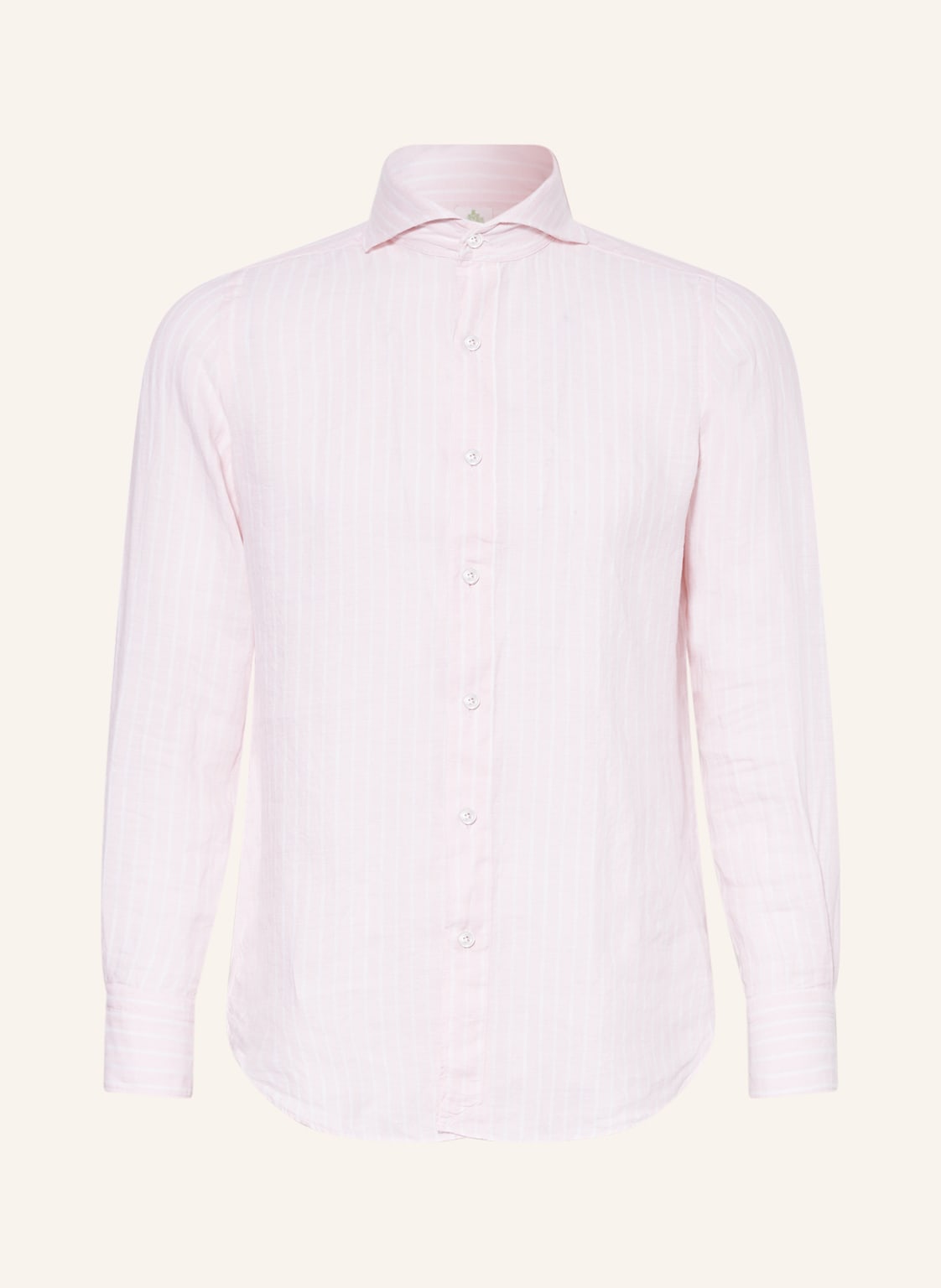 Image of Finamore 1925 Leinenhemd Slim Fit pink