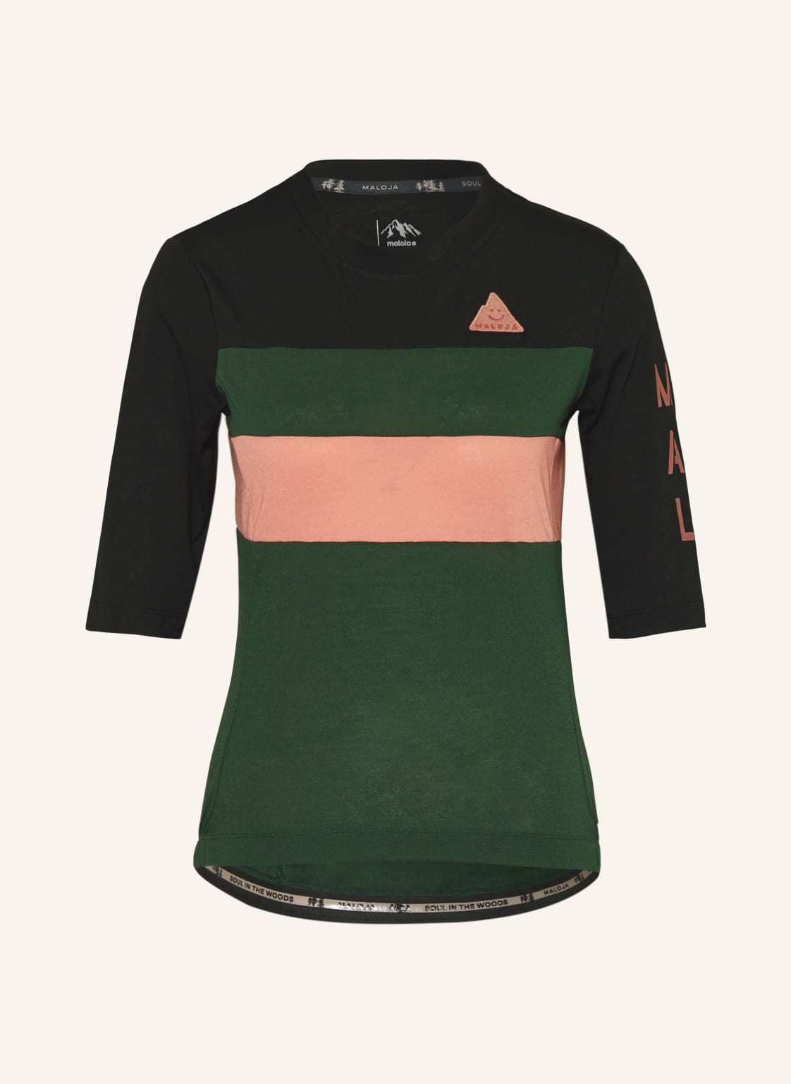 Image of Maloja Radtrikot Wallism. gruen