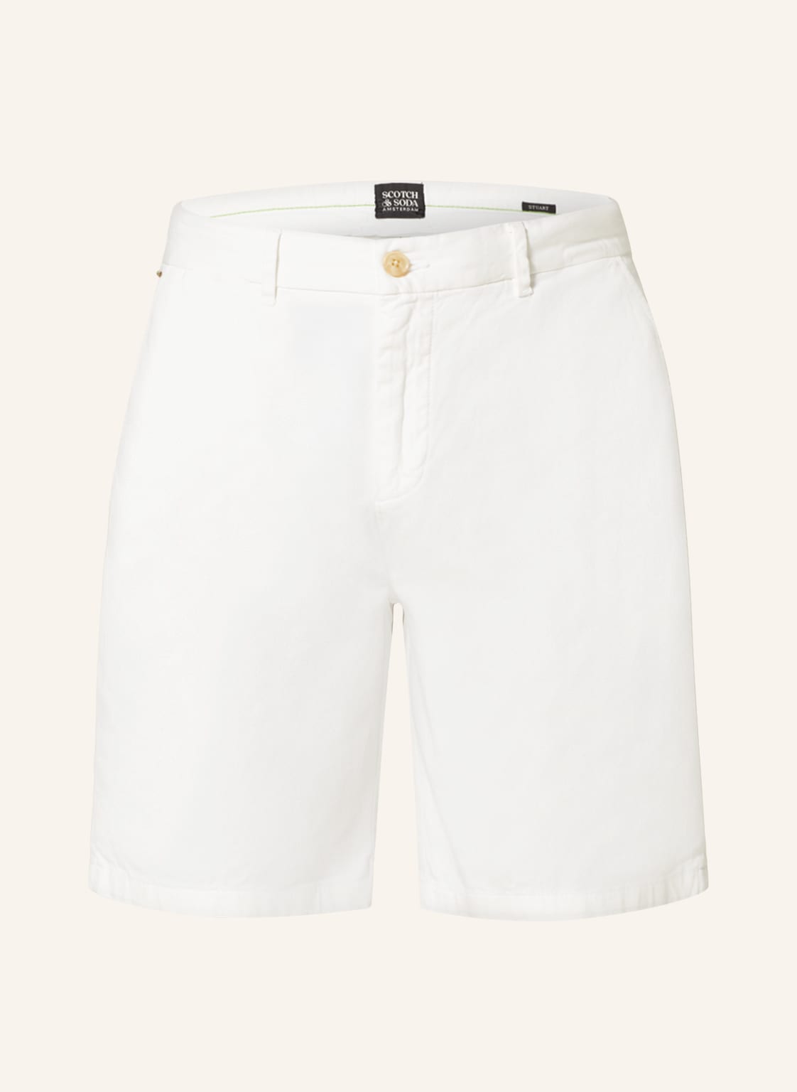 Image of Scotch & Soda Shorts Stuart Regular Slim Fit weiss