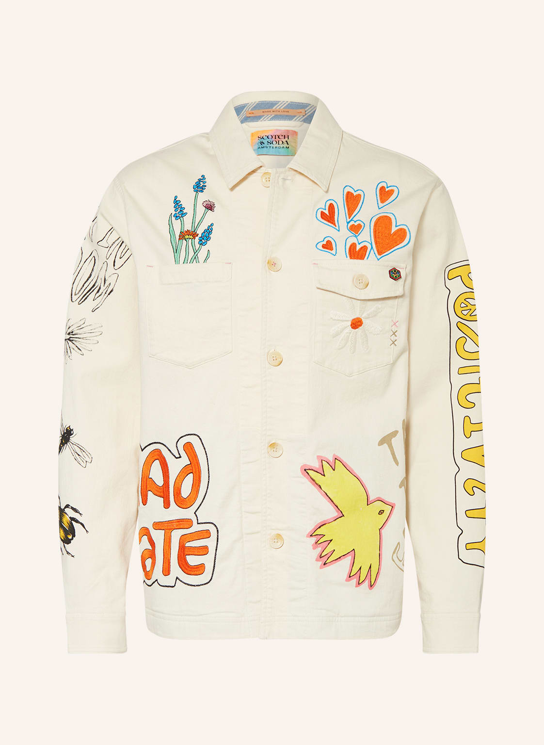 Image of Scotch & Soda Overjacket weiss