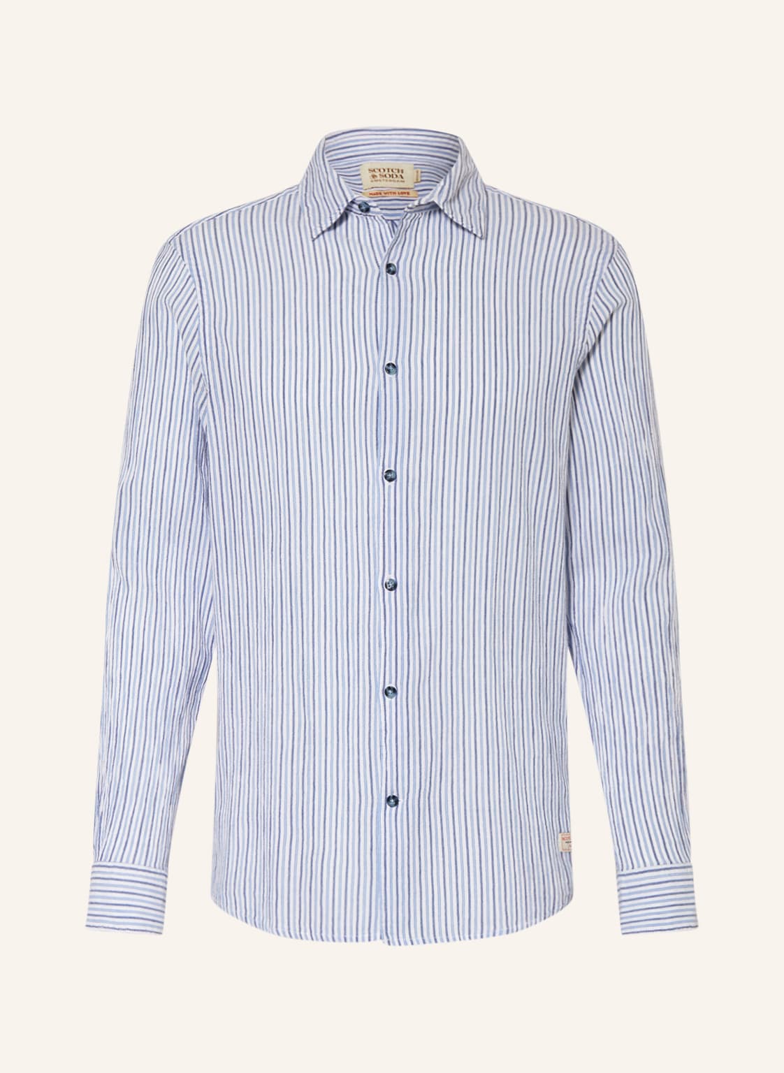 Image of Scotch & Soda Hemd Regular Fit blau