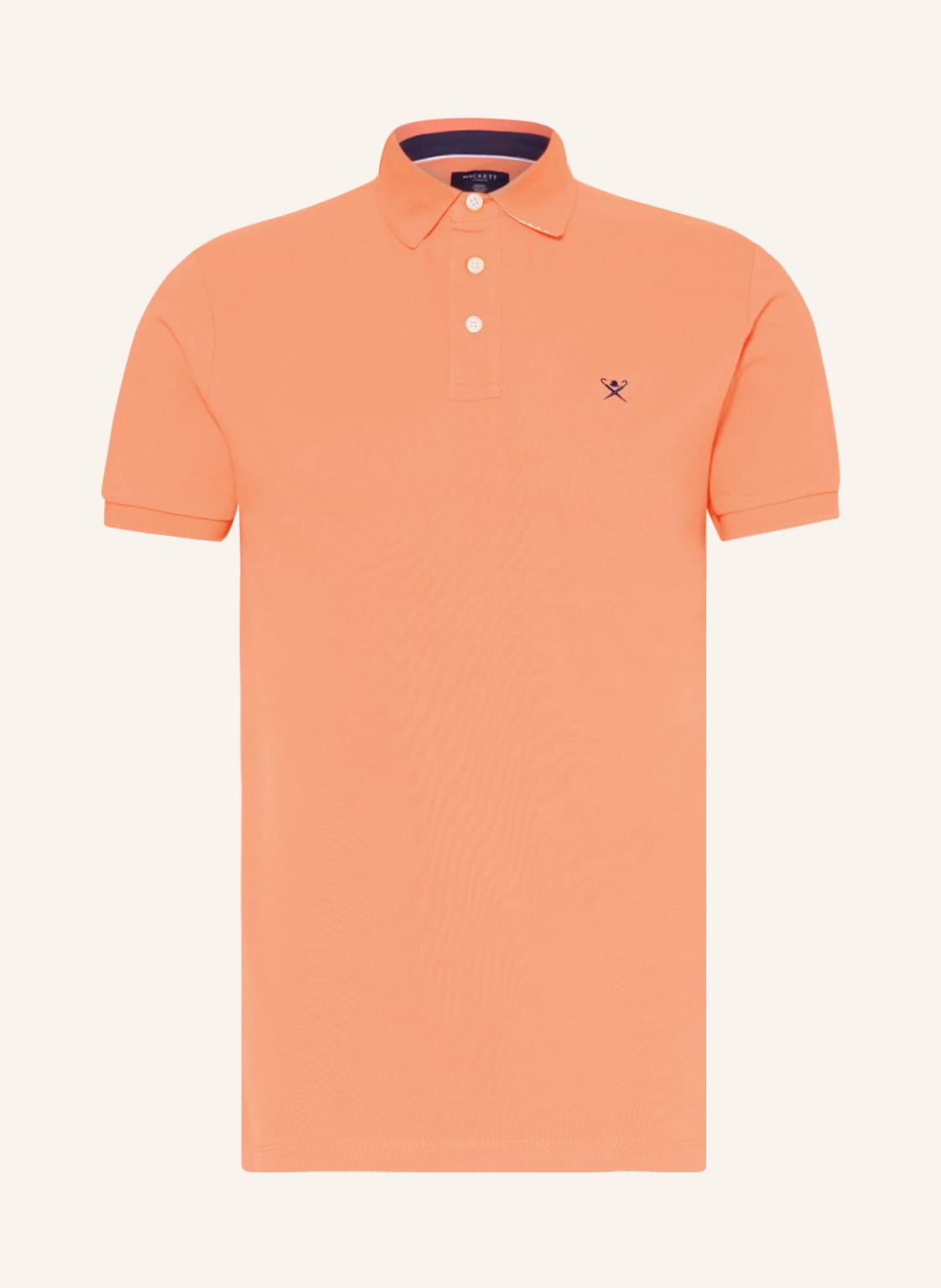 Image of Hackett London Piqué-Poloshirt Slim Fit rot