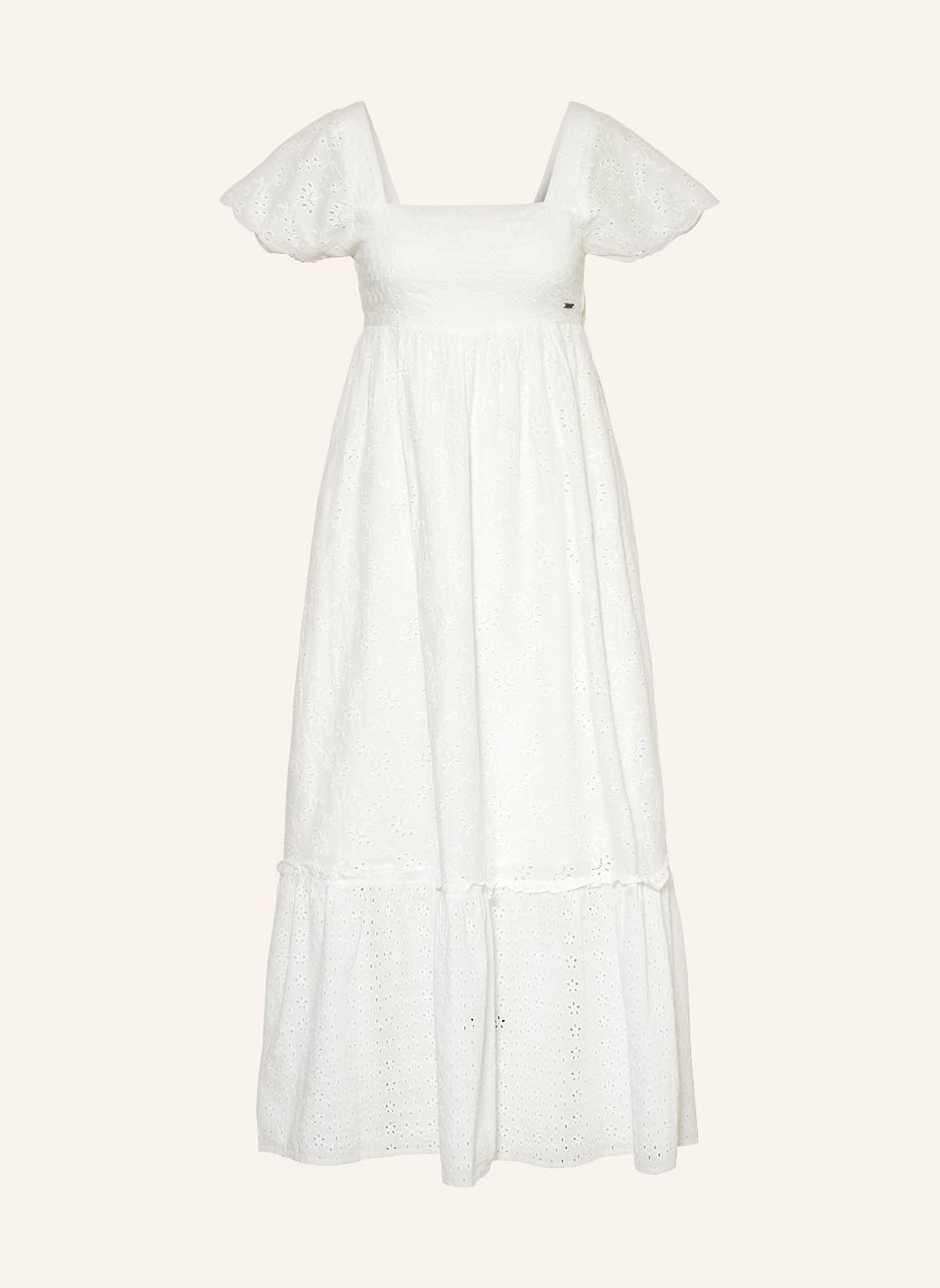 Image of Pepe Jeans Kleid Peri Mit Lochspitze weiss