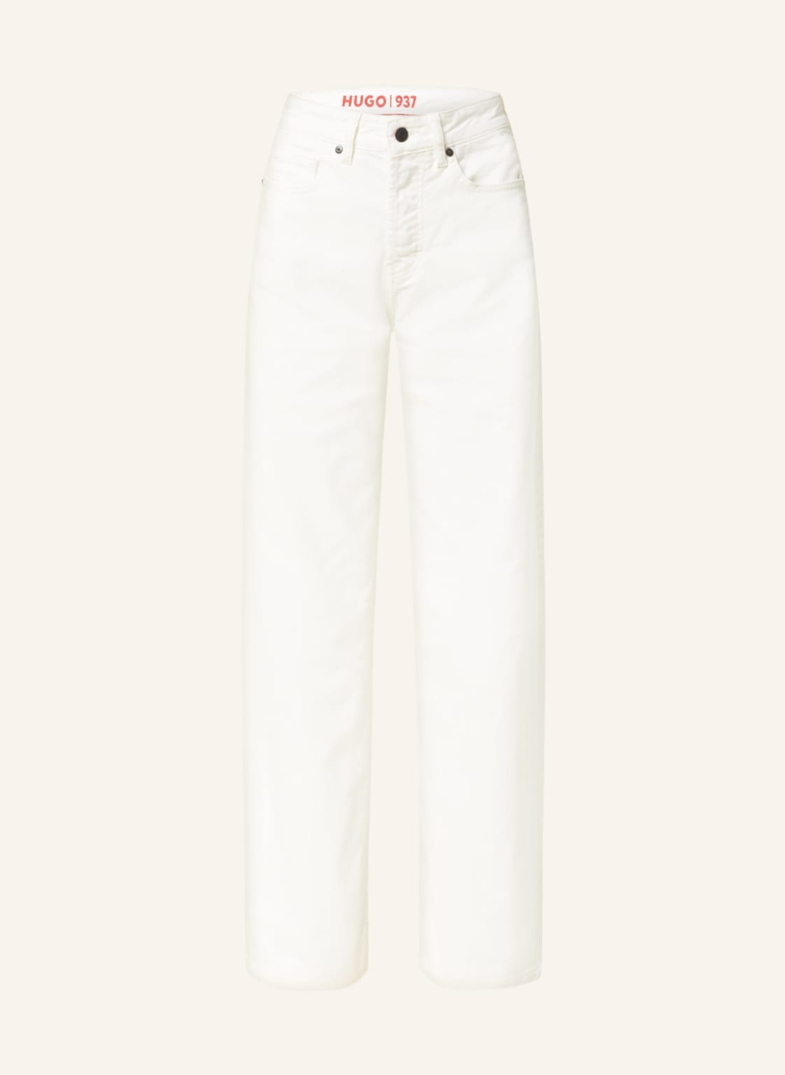 Image of Hugo Straight Jeans weiss