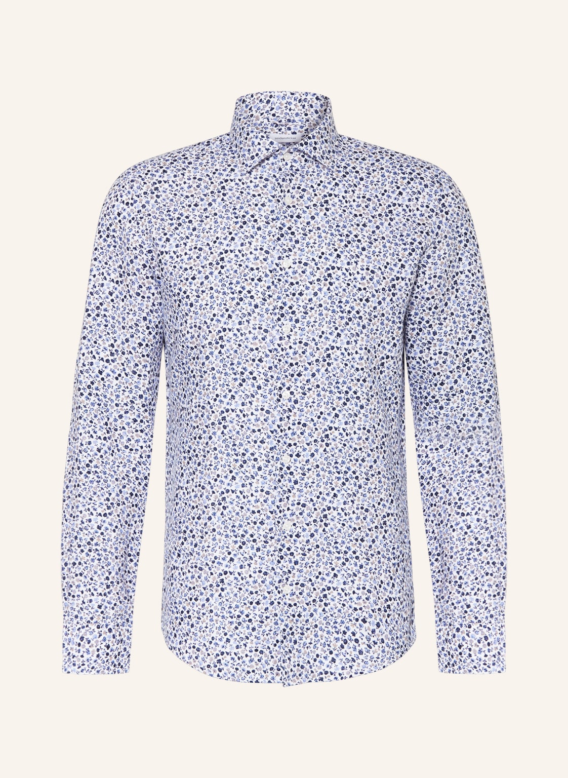 Image of Seidensticker Leinenhemd Slim Fit blau
