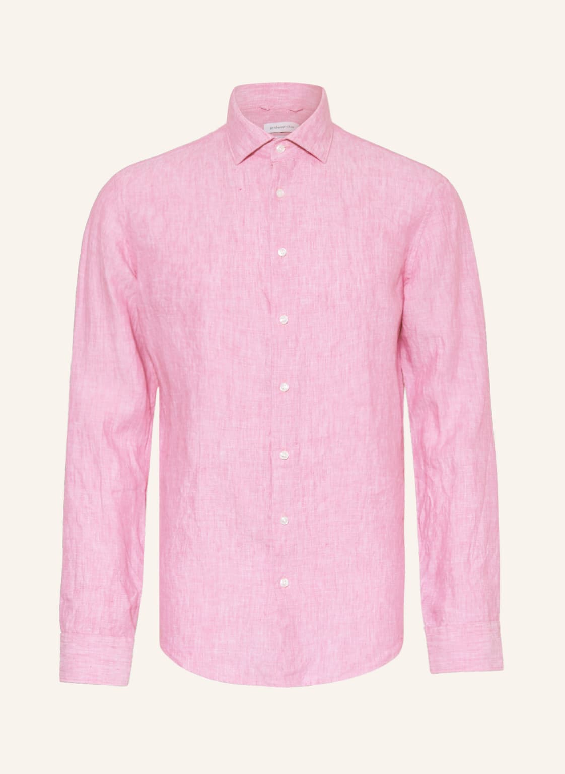 Image of Seidensticker Leinenhemd Slim Fit rosa