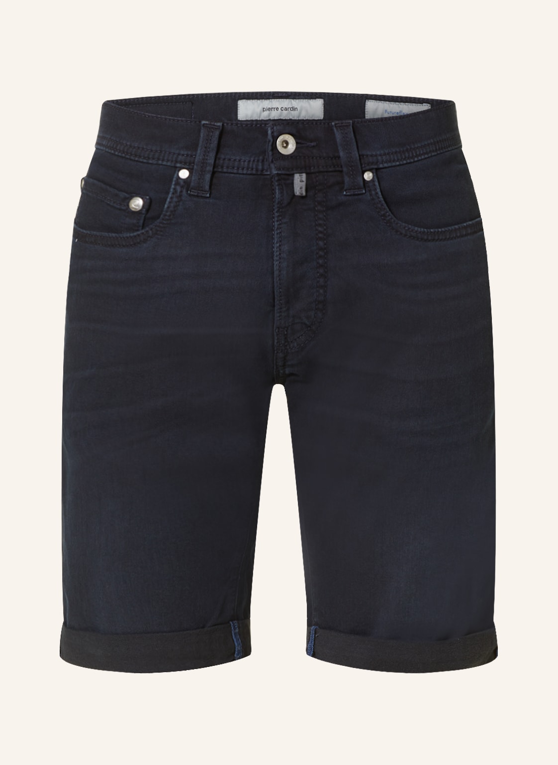 Image of Pierre Cardin Jeansshorts Lyon Modern Fit blau