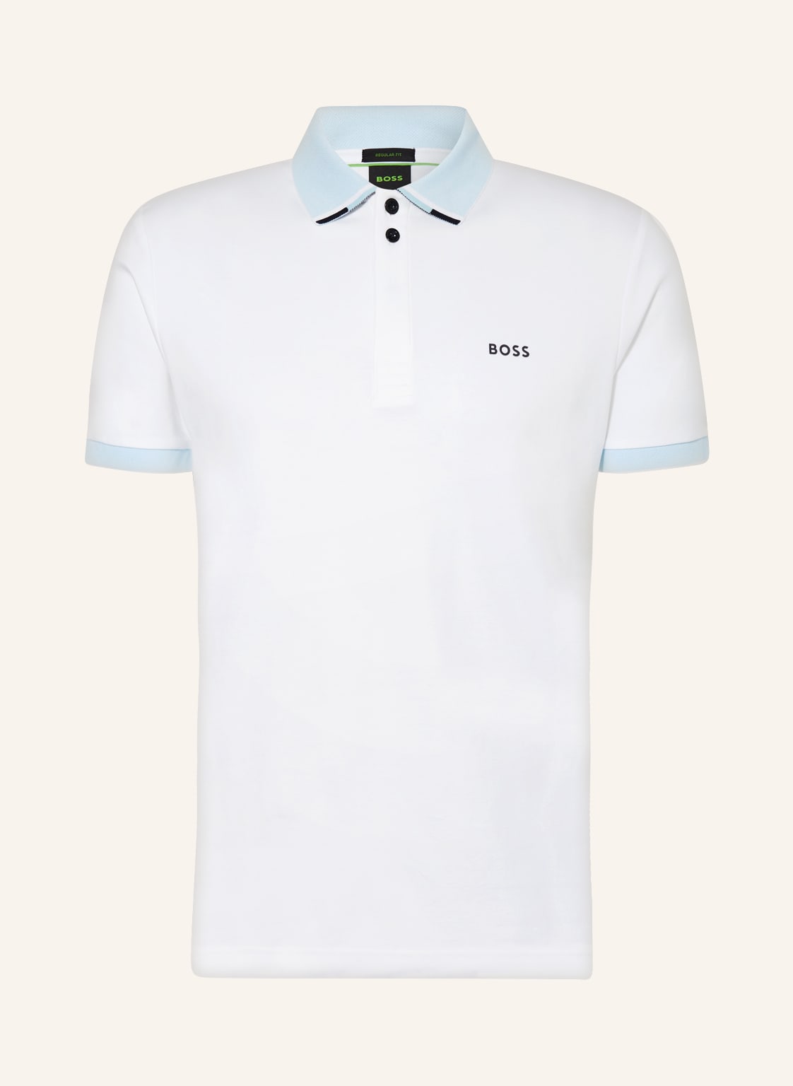 Image of Boss Jersey-Poloshirt Paddy Regular Fit weiss