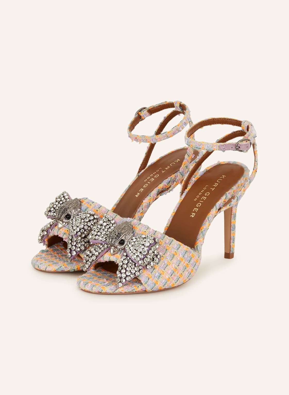 Image of Kurt Geiger Sandaletten Kensington Mit Schmucksteinen orange