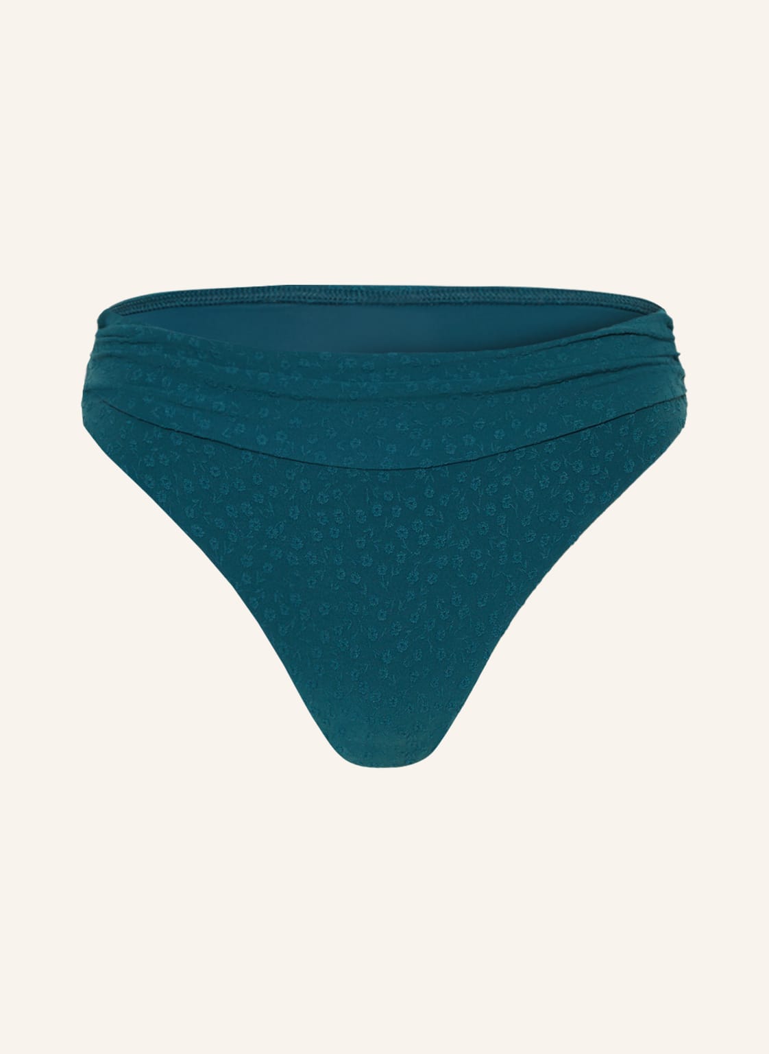 Image of Cyell Basic-Bikini-Hose Flora Teal gruen