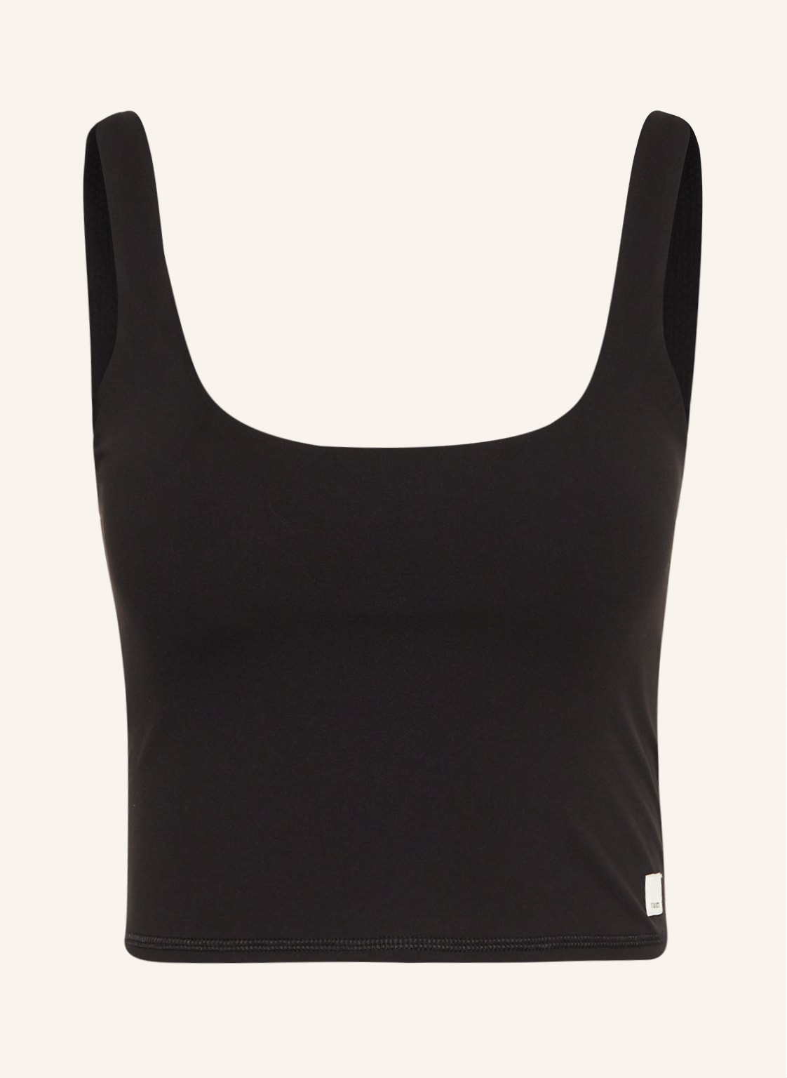 Image of Vuori Cropped-Top Daily schwarz