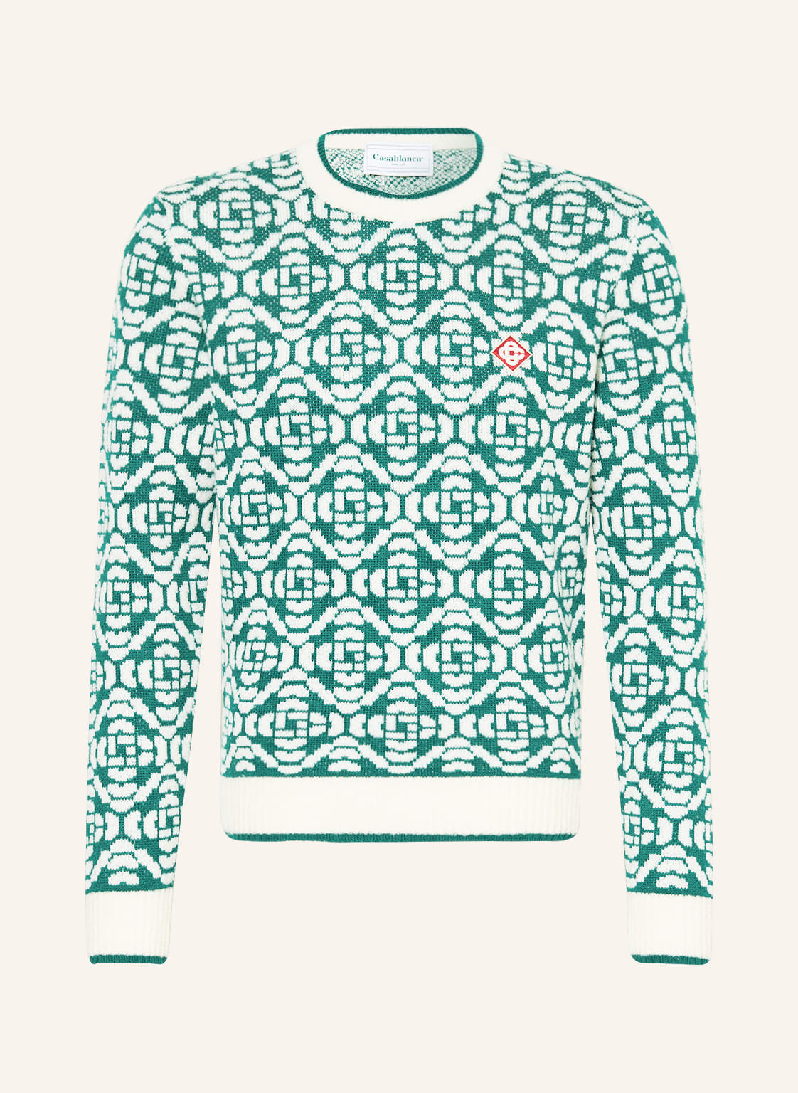 Image of Casablanca Pullover Aus Merinowolle gruen