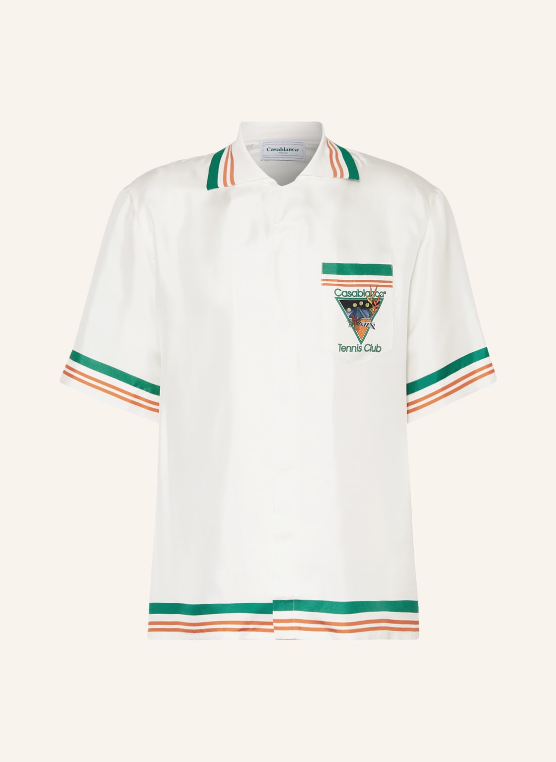 Image of Casablanca Resorthemd Comfort Fit weiss