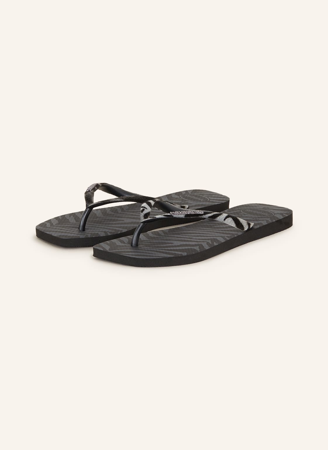 Image of Havaianas Zehentrenner Square Velvet schwarz