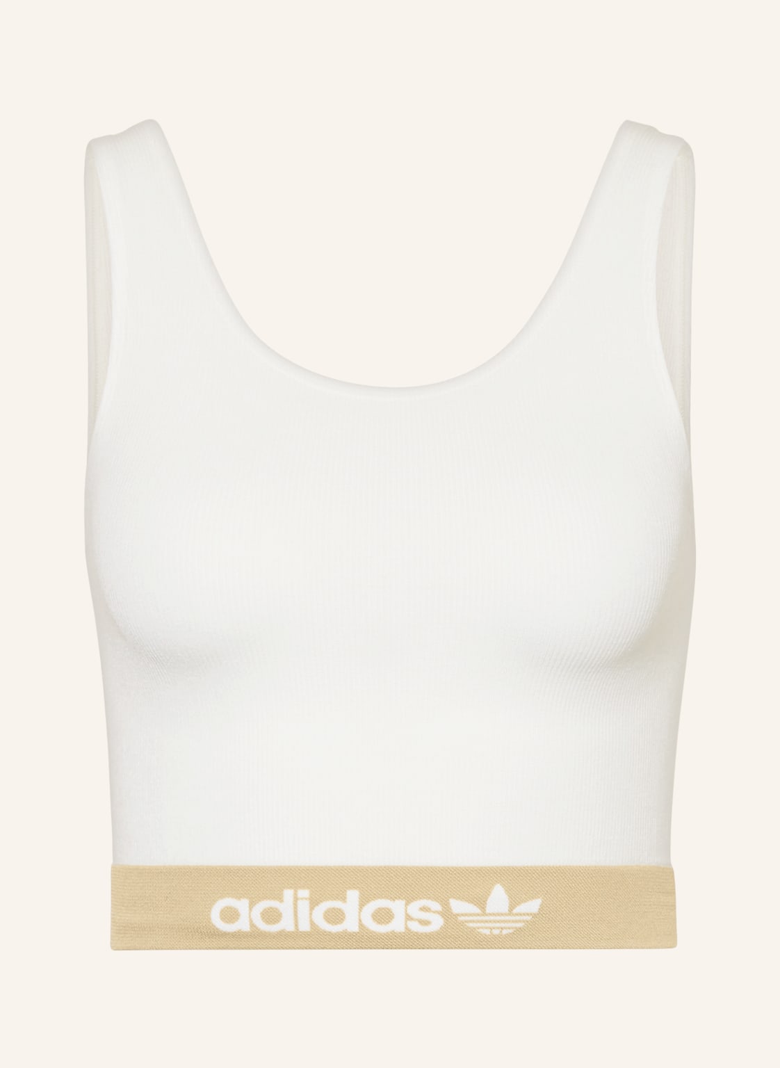 Image of Adidas Originals Cropped-Top Brami beige