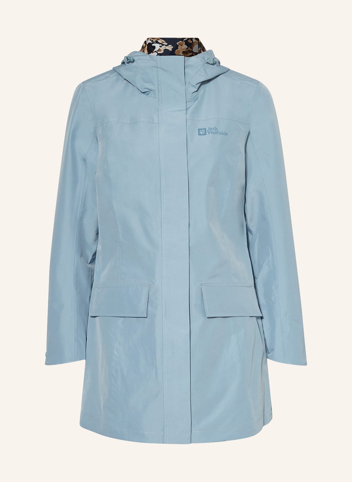 Image of Jack Wolfskin Regenparka Cape York Paradise blau