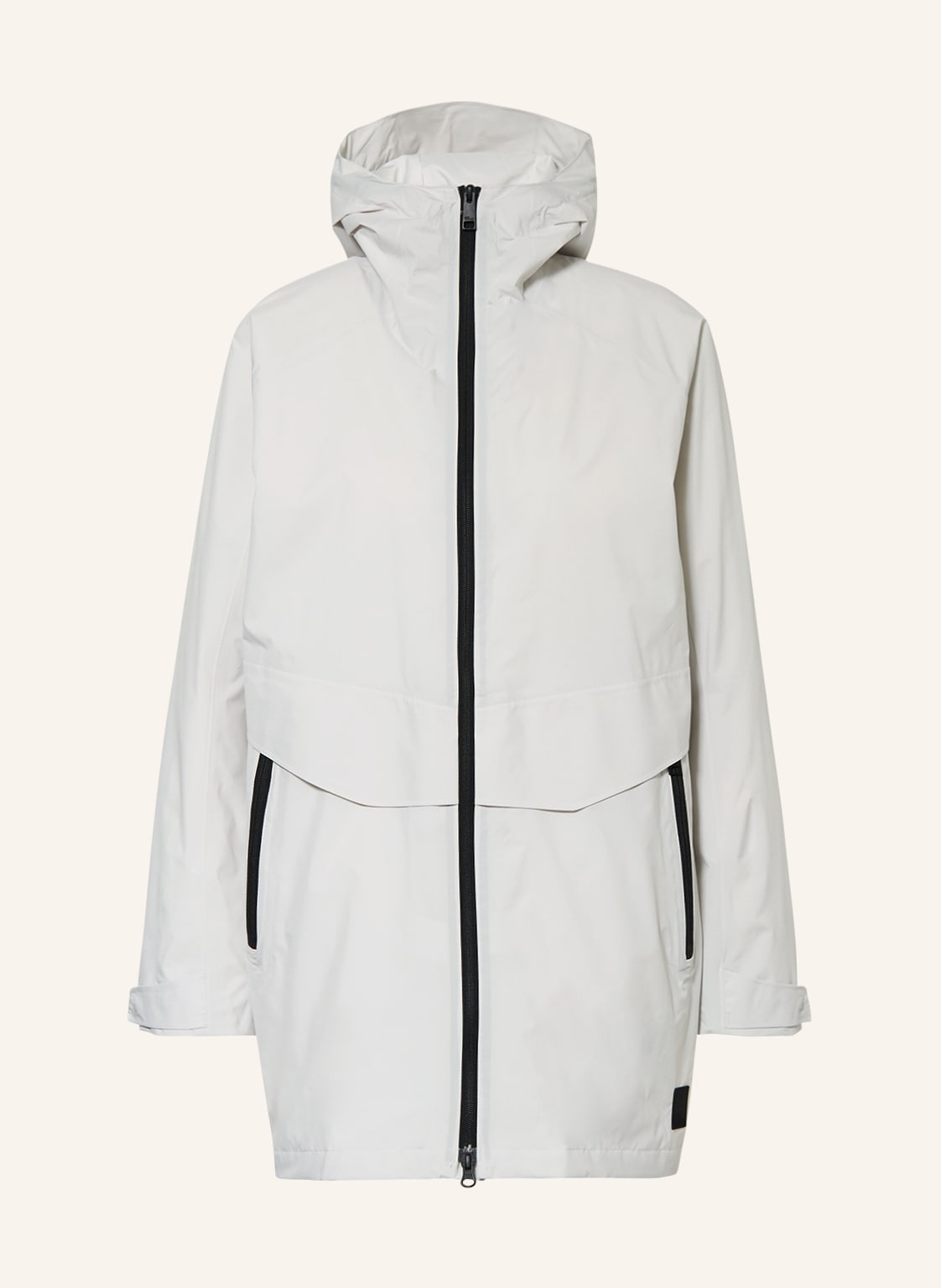 Image of Jack Wolfskin Regenjacke Mainkai Long silber