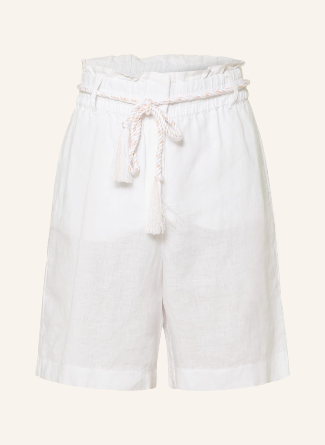 Image of Marc Aurel Leinenshorts weiss