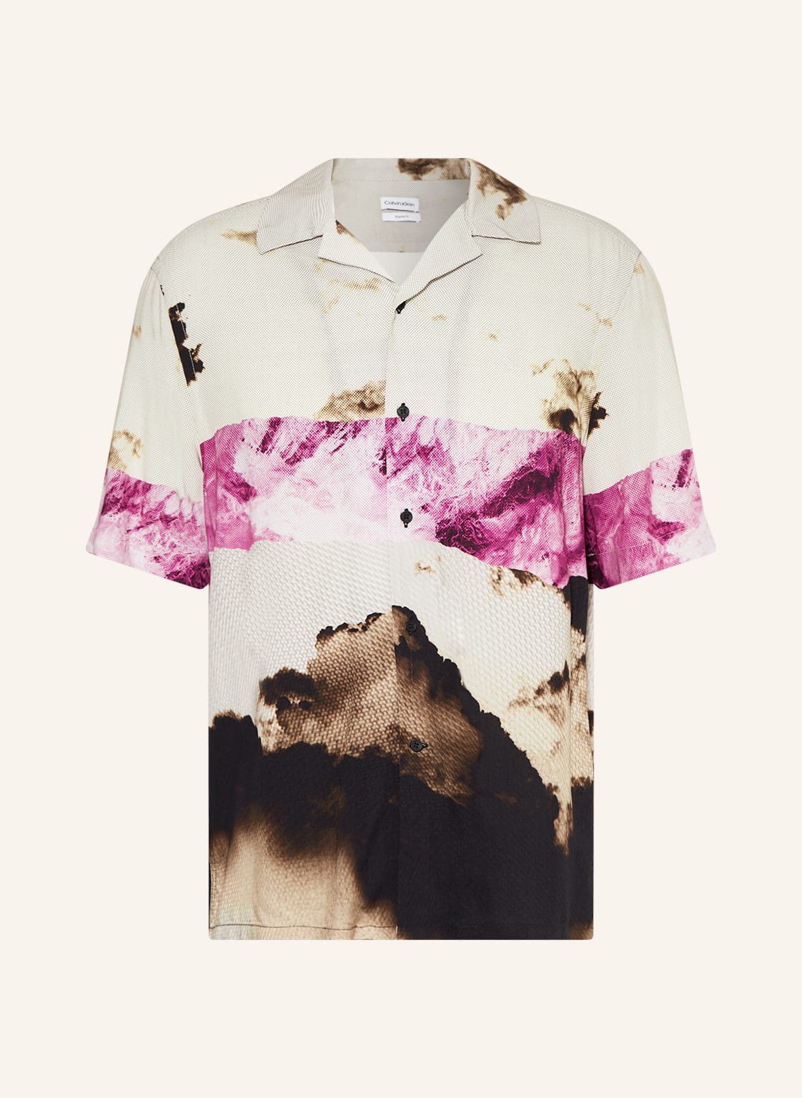 Image of Calvin Klein Resorthemd Regular Fit rosa