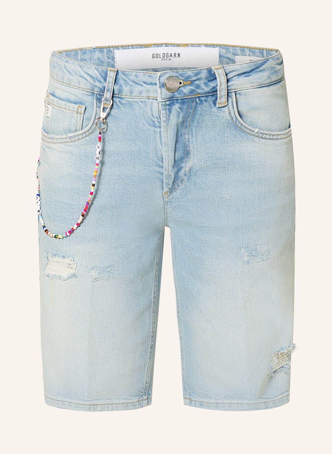 Image of Goldgarn Denim Jeansshorts Augusta blau