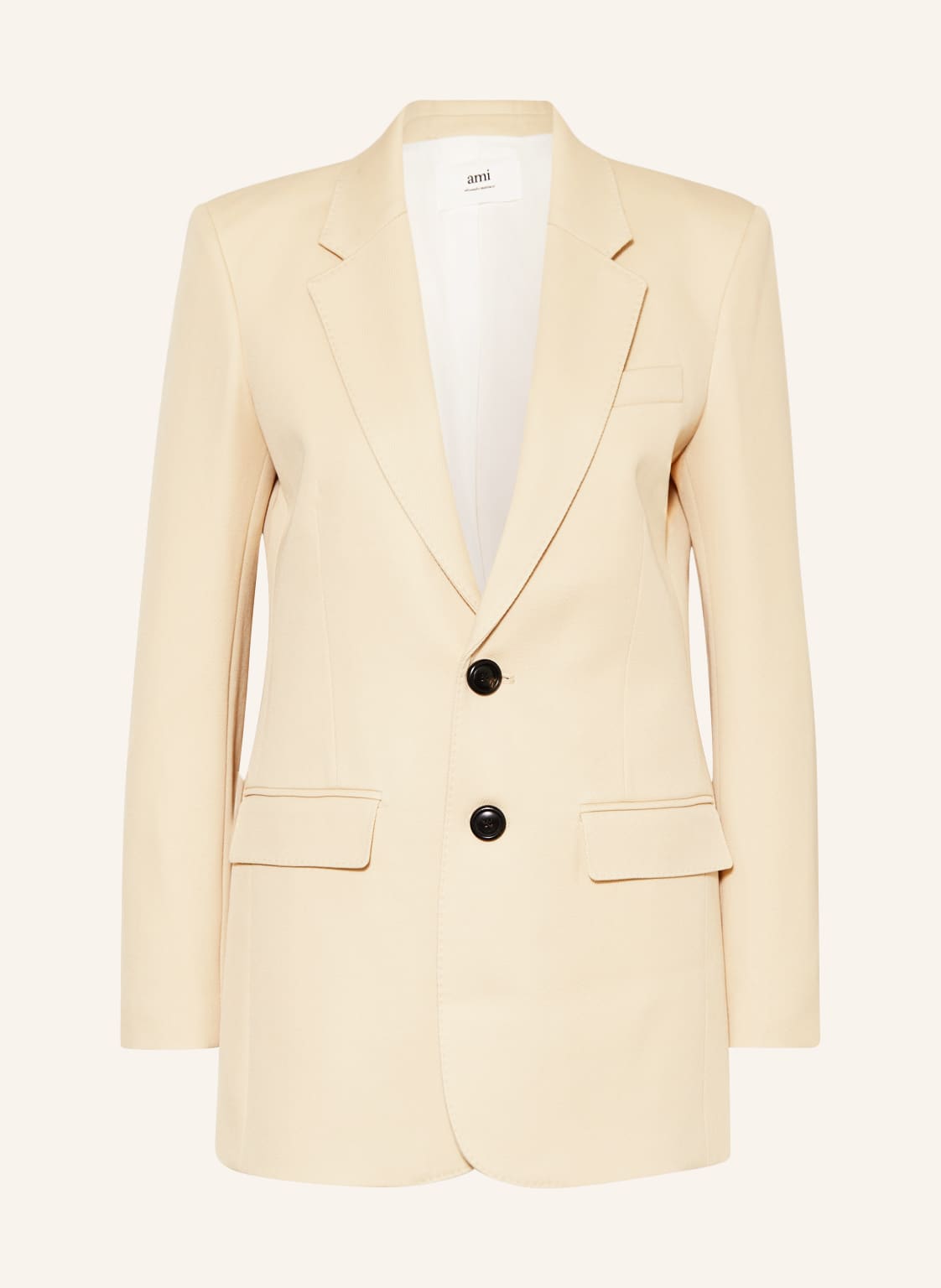 Image of Ami Paris Longblazer beige