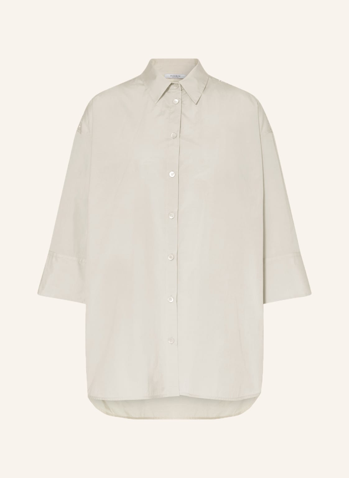 Image of Peserico Hemdbluse Mit Schmucksteinen beige