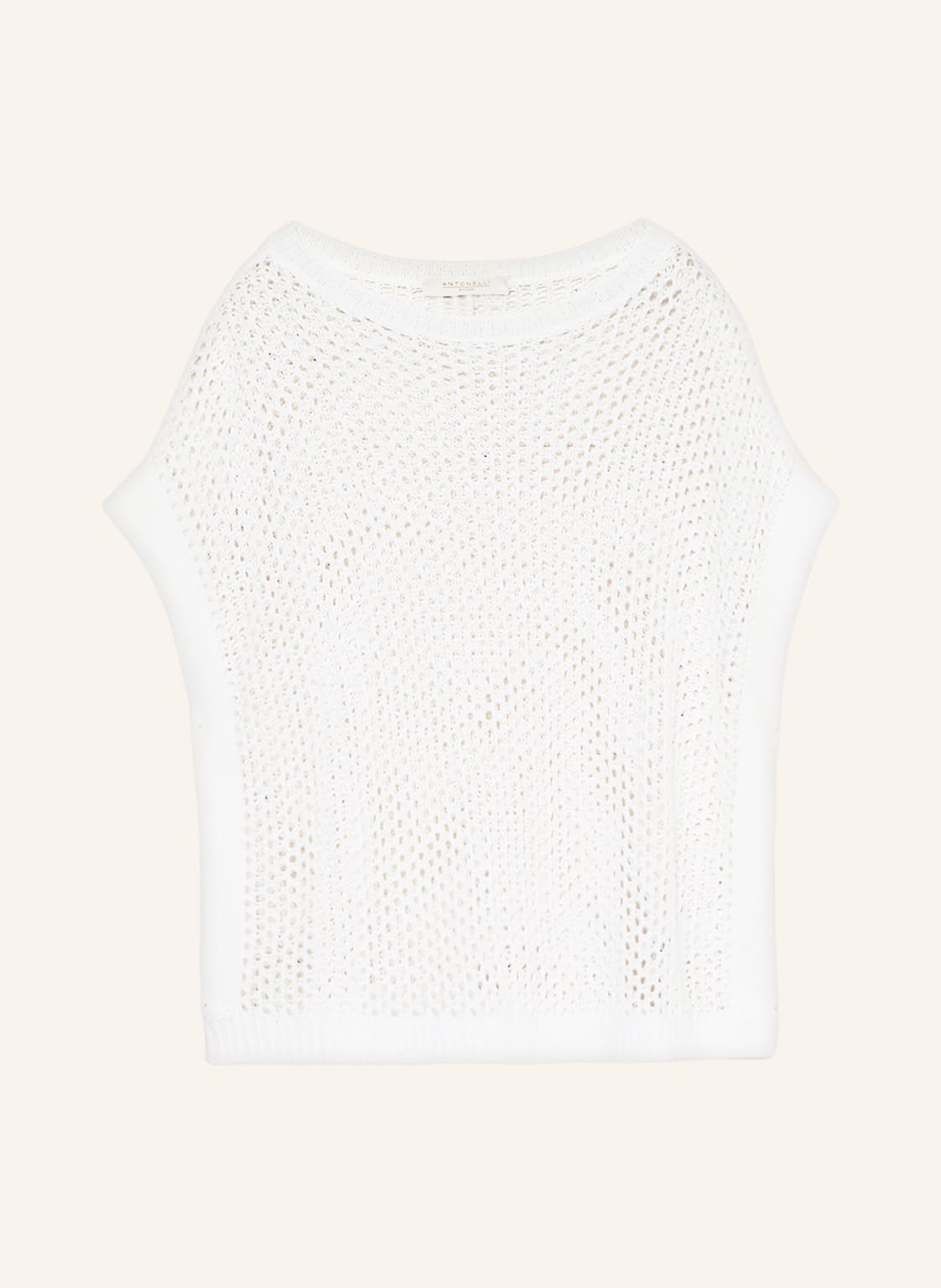 Image of Antonelli Firenze Pullunder Mit Leinen weiss