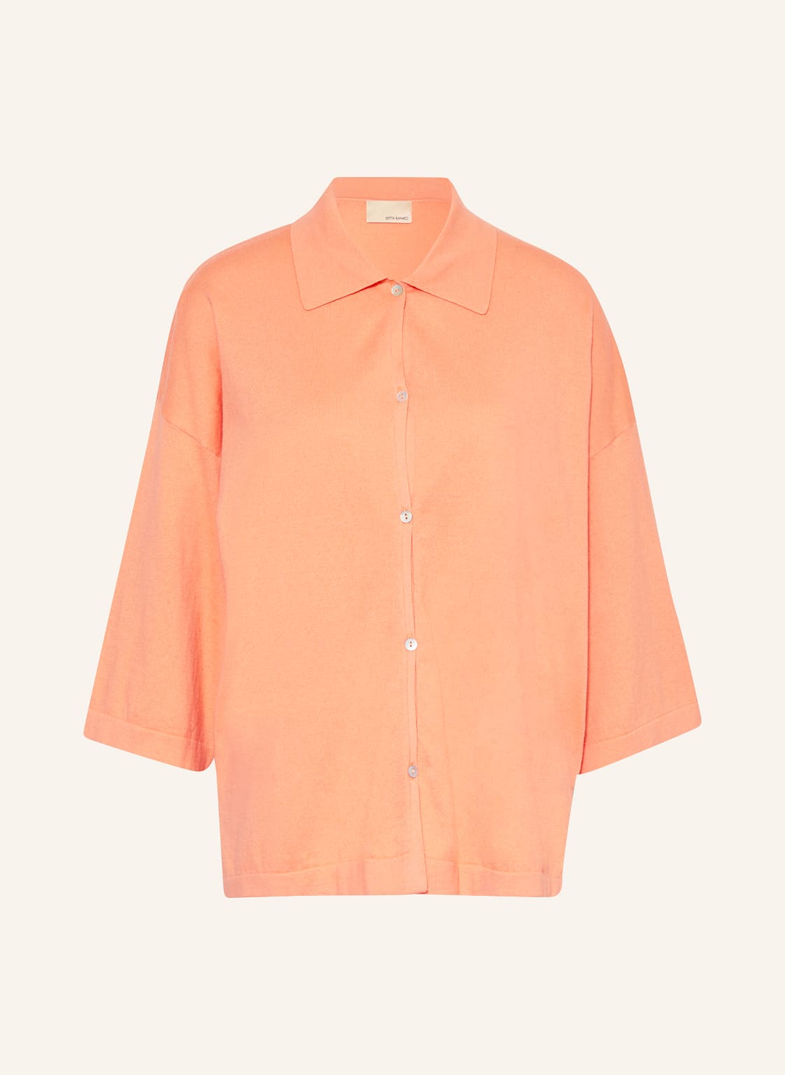 Image of Gitta Banko Strickjacke Sabine Mit Cashmere orange