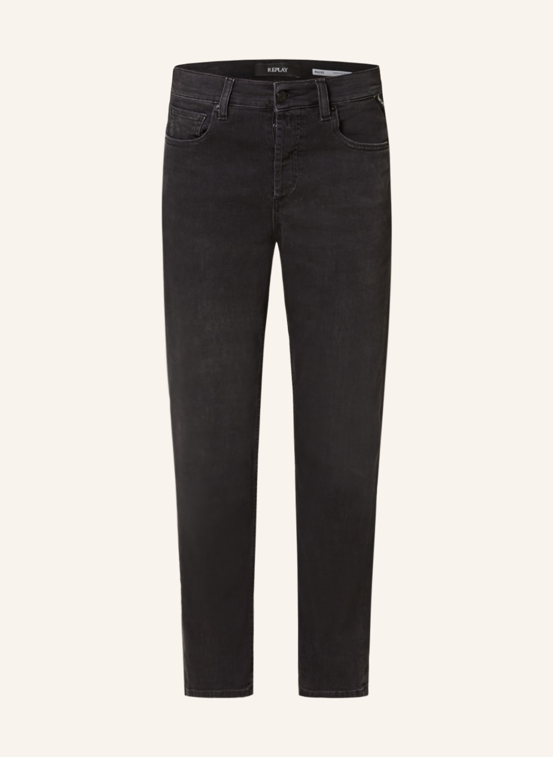 Image of Replay Straight Jeans Maijke schwarz