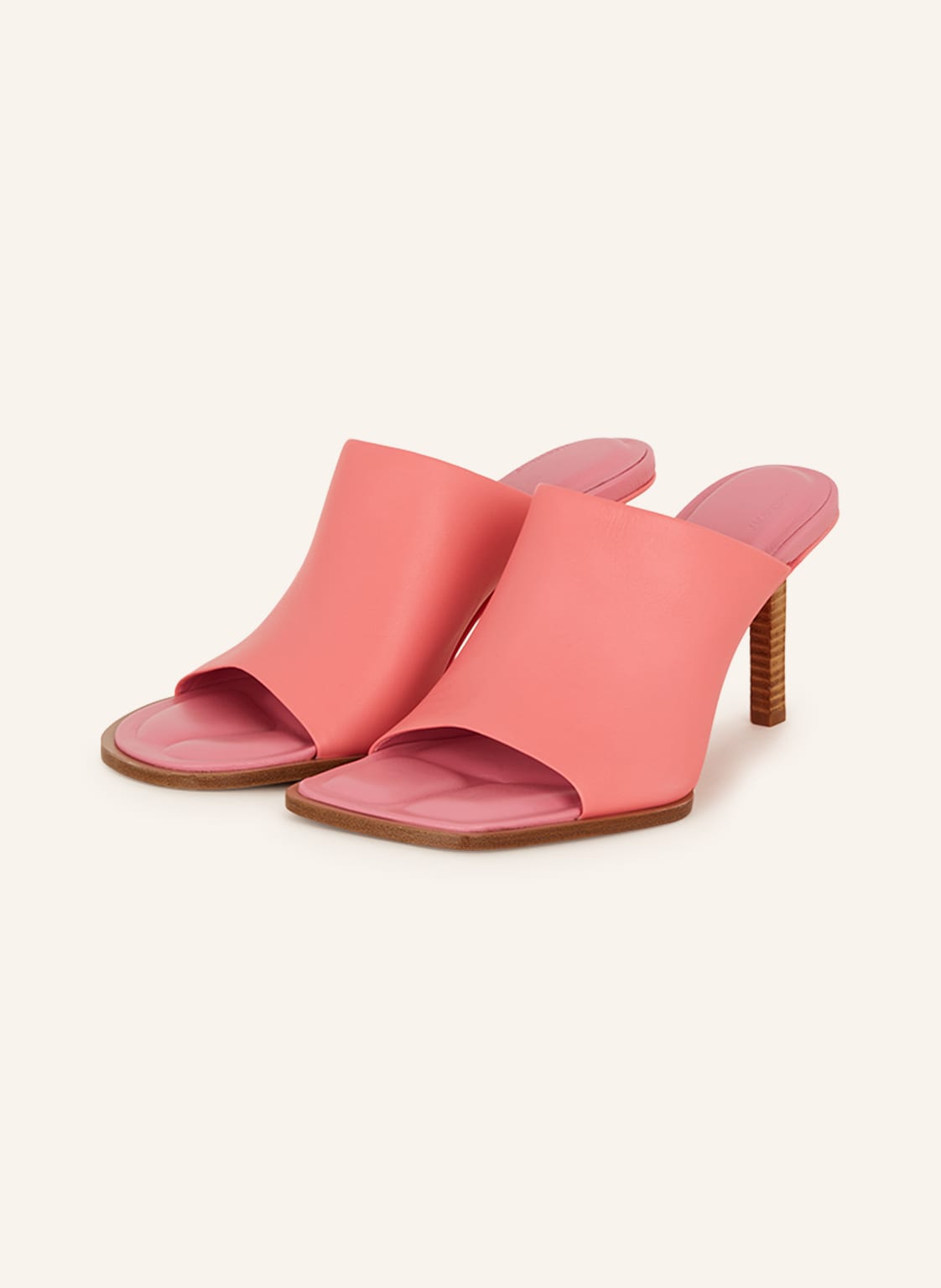 Image of Jacquemus Mules Les Mules Rond pink