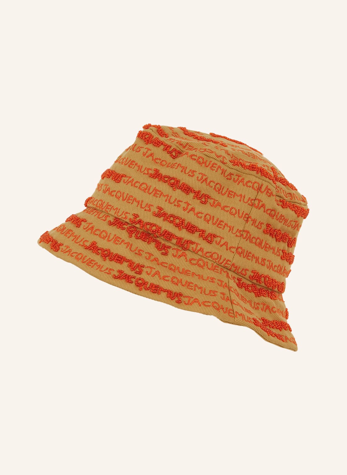 Image of Jacquemus Bucket-Hat Le Bob Bordado beige