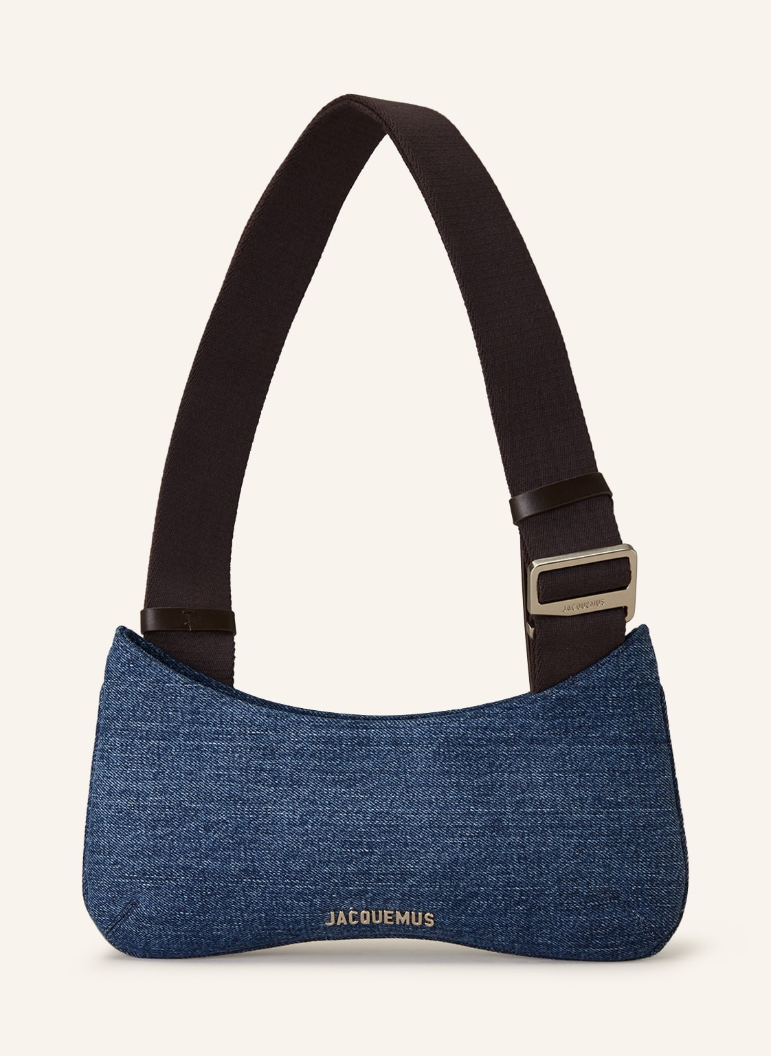 Image of Jacquemus Schulertasche Le Bisou Gros Grain blau