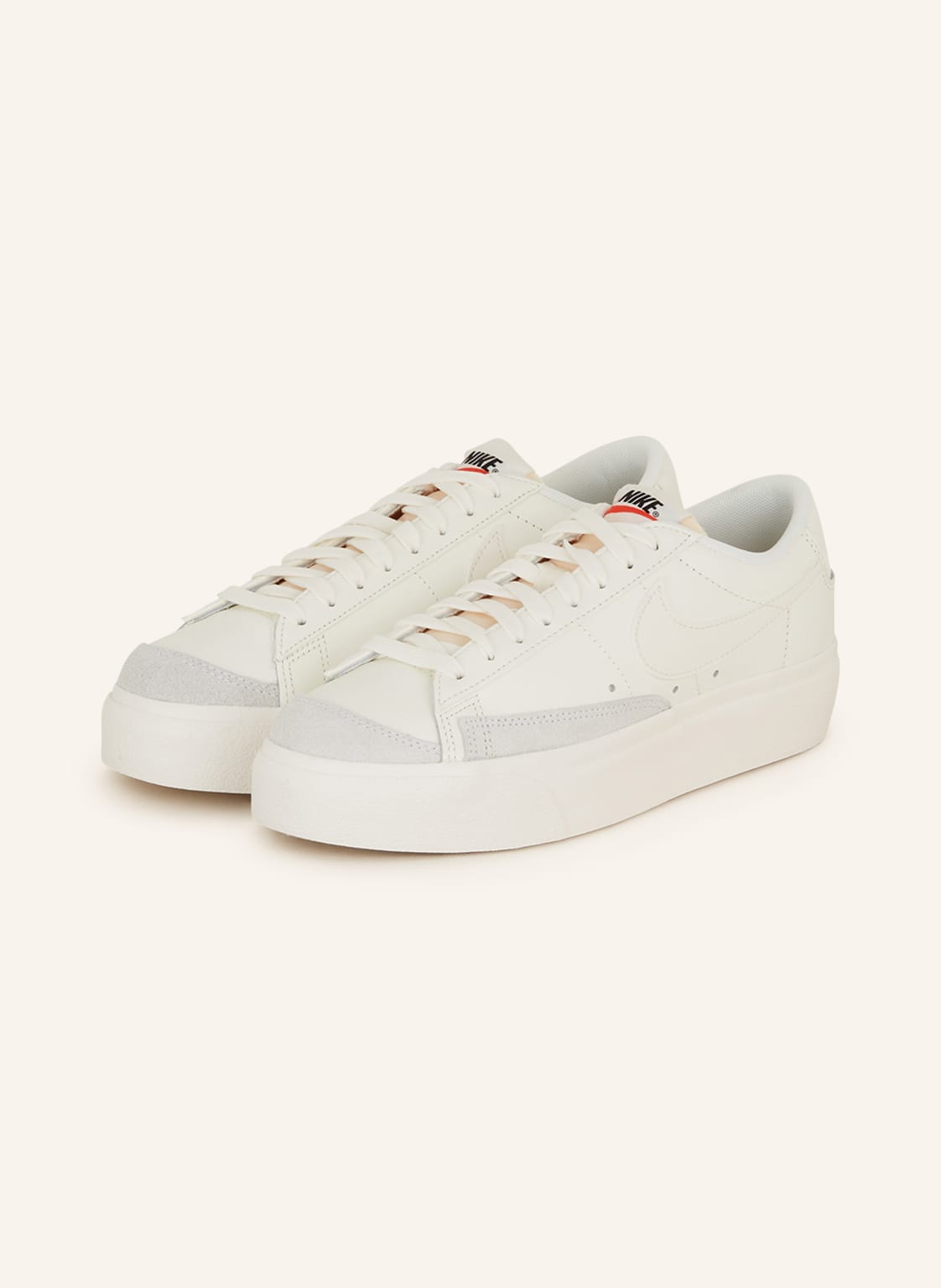 Image of Nike Sneaker Blazer Low Platform weiss