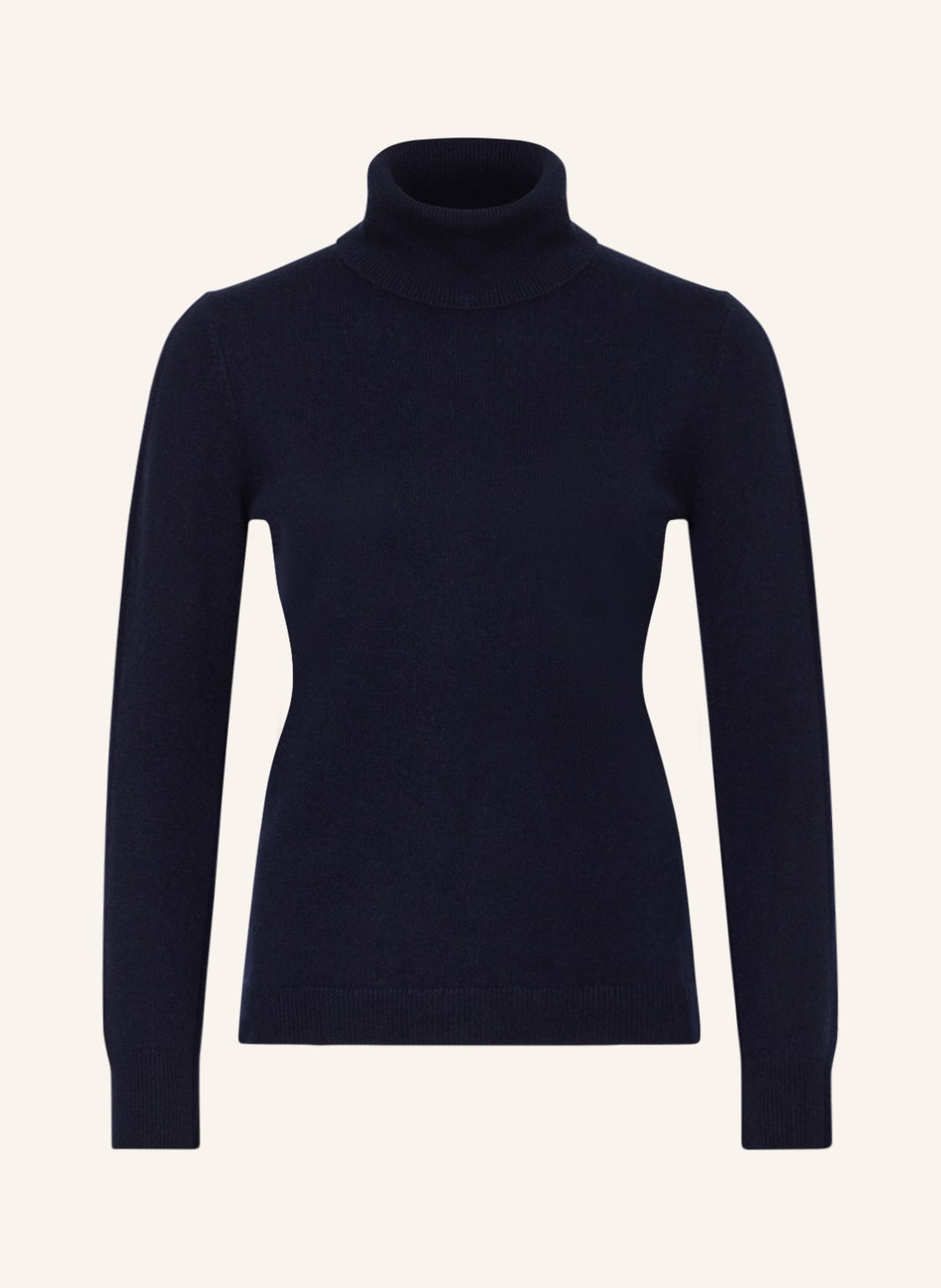 Image of Darling Harbour Rollkragenpullover Aus Cashmere blau