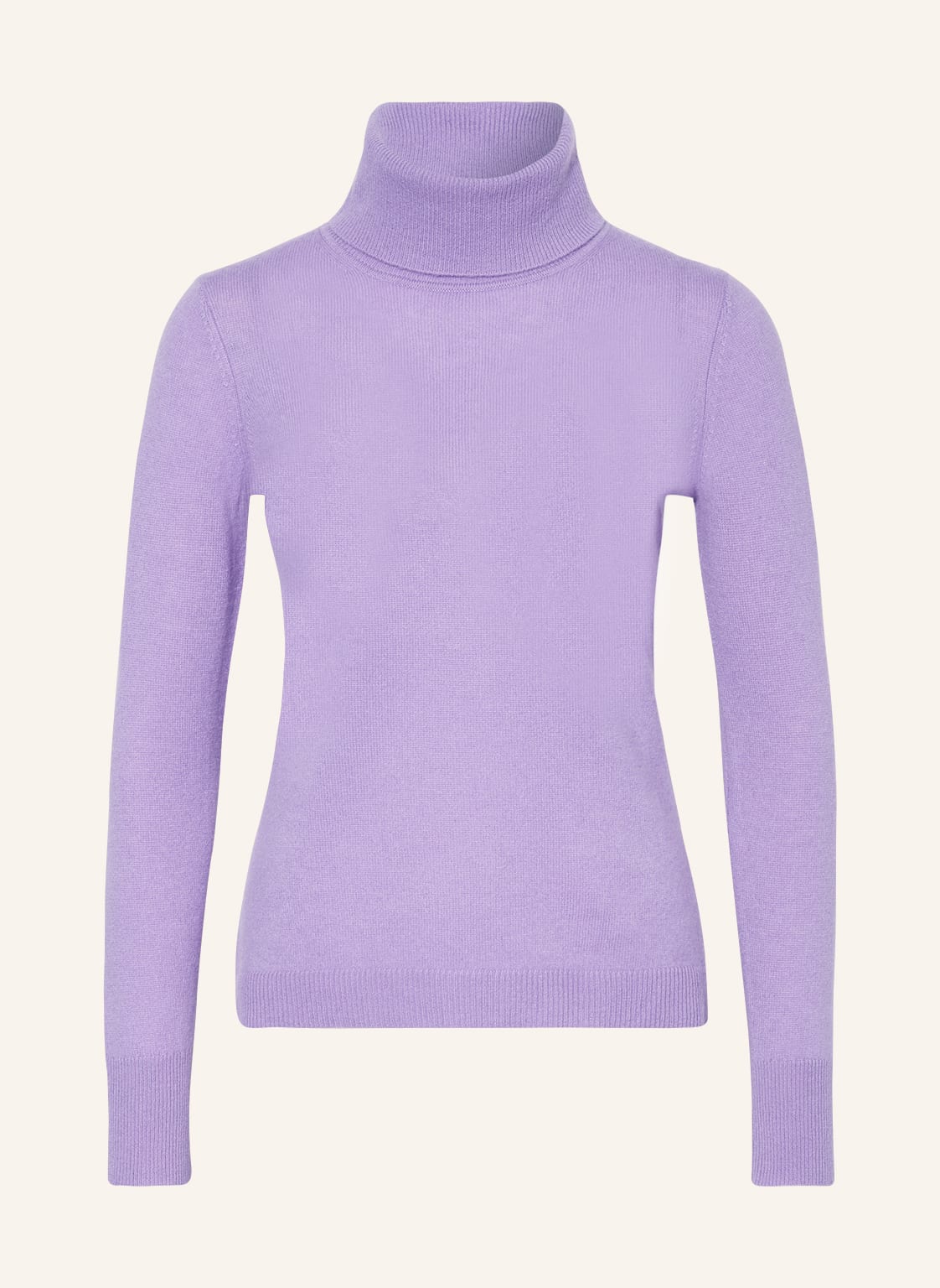 Image of Darling Harbour Rollkragenpullover Aus Cashmere violett