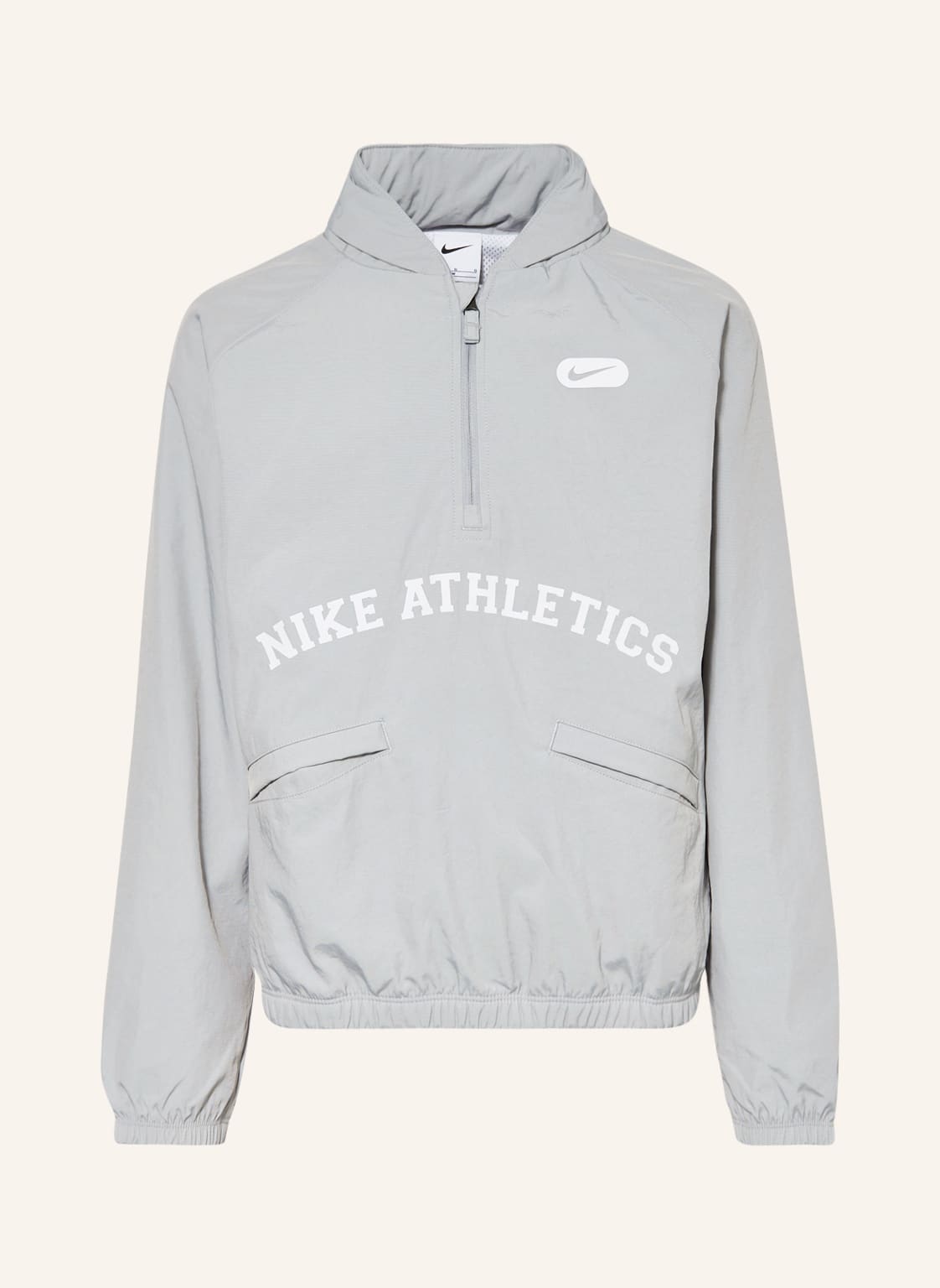 Image of Nike Hoodie Athletics Rapel Mit Mesh grau