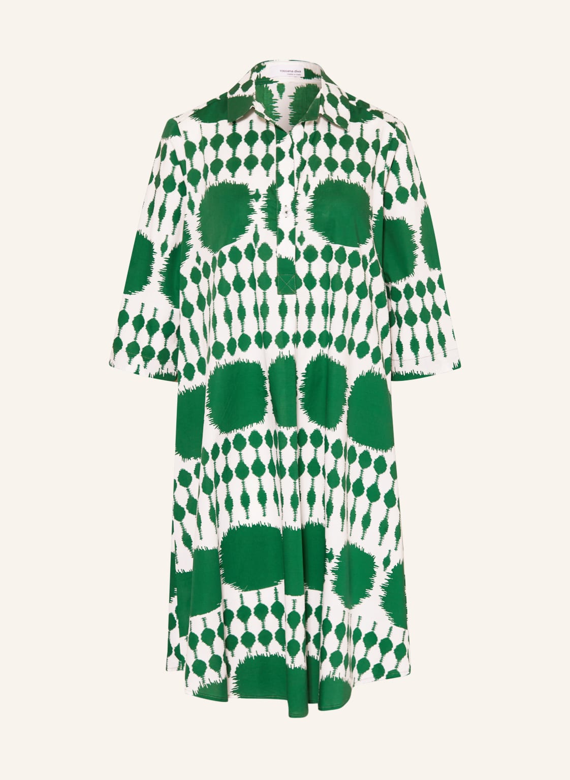 Image of Rossana Diva Kleid Mit 3/4-Arm gruen